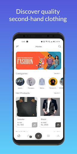 Android application The Second Hand Outlet screenshort