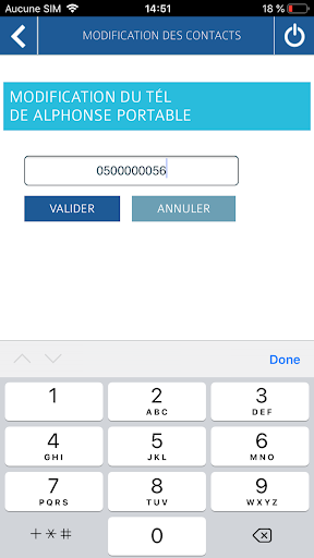 Android application Itesis screenshort