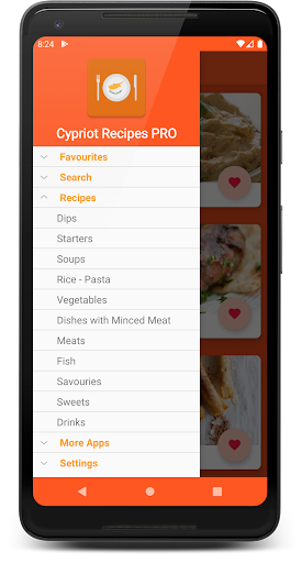 Android application Cypriot Recipes screenshort
