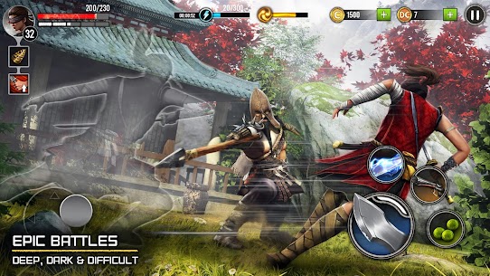 Ninja Ryuko: Shadow Ninja Game MOD APK (Menu/Money, God Mode) 4