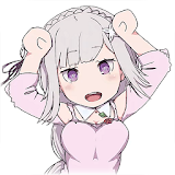Fan Anime Live Wallpaper of Emilia (エミリア) icon