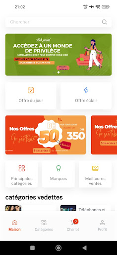 Android application Mizacha screenshort
