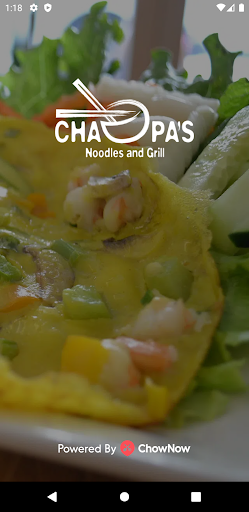 Android application Cha Pa's Noodles and Grill screenshort