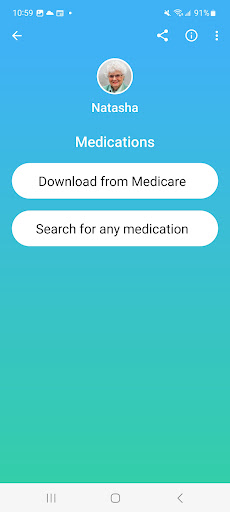Android application WhatMeds screenshort