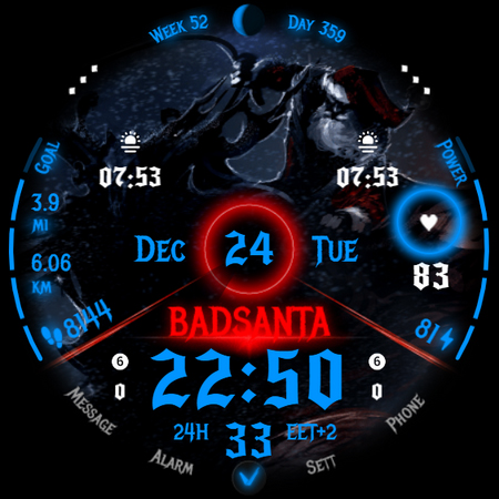 BAD SANTA Christmas Watch Face screenshot 36