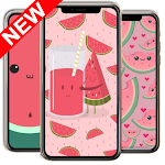 Cover Image of ダウンロード Cute Wallpaper Kawaii Watermelon Cute Watermelon Wallpaper v1.1 APK