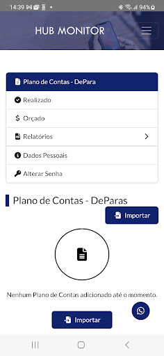 Android application HUB Monitor screenshort