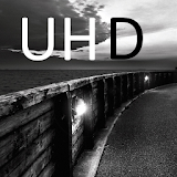 Black White UHD Live Wallpaper icon