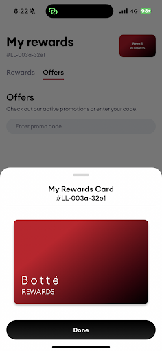 Botte Loyalty Screen 3
