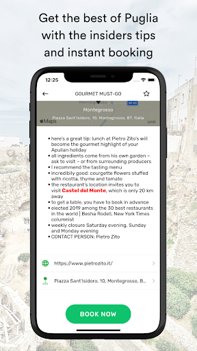 PUGLIApp Insider Travel Guide Screen 3