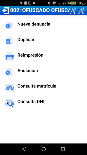 Sanciones de Tráfico Screen 2