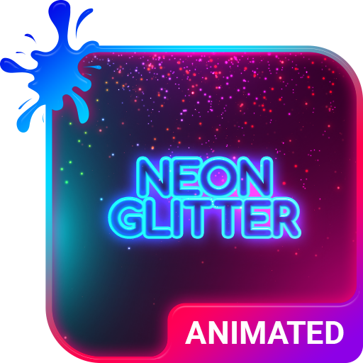 Neon Glitter Keyboard + Live Wallpaper Laai af op Windows