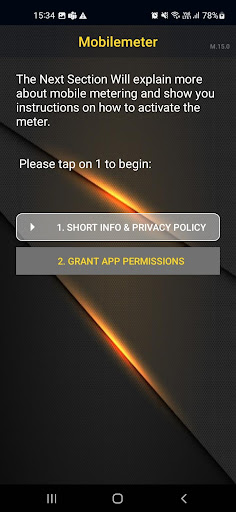 MobileMeter Screen 2