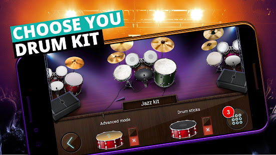 Drum Kit Music Games Simulator screenshots 4