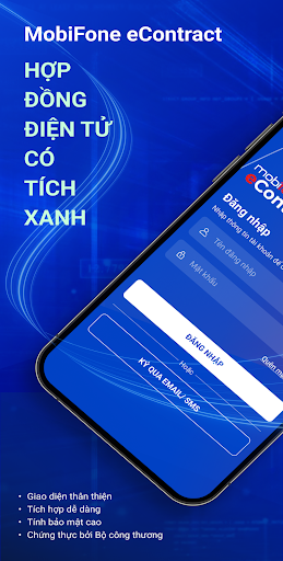 Android application MobiFone eContract screenshort