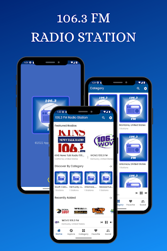 Android application 106.3 FM Radio Station Online screenshort
