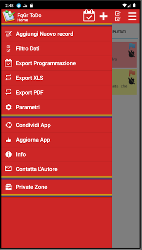 Android application FqGr ToDo screenshort