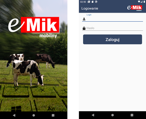 Android application eMik screenshort