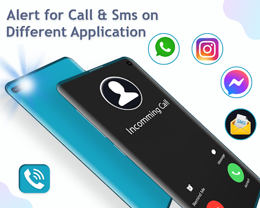 Android application Flash Alert on Call and SMS screenshort