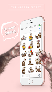 Ferret Stickers by The Modern Screenshot