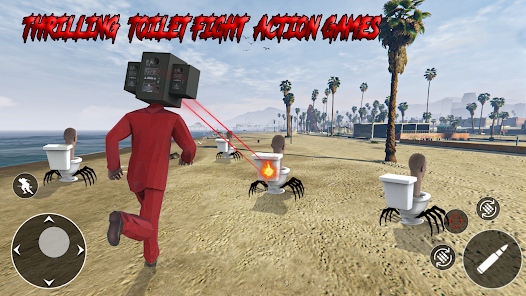 Toilet Head: Toilet Games 1.3.6 APK + Mod (Unlimited money) إلى عن على ذكري المظهر