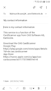 CAS CardScanner