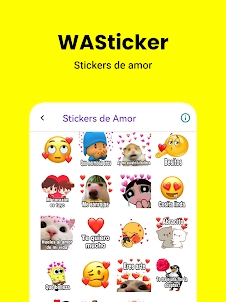 Stickers de Amor - WASticker