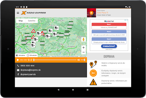 Dopravný servis Rádia Expres screenshot 3
