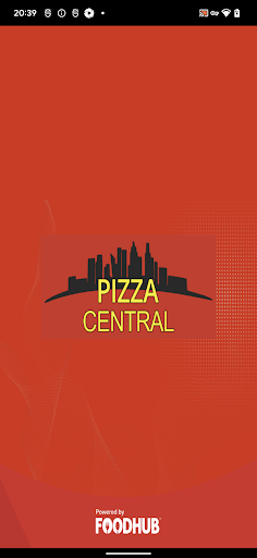 Android application Pizza Central screenshort