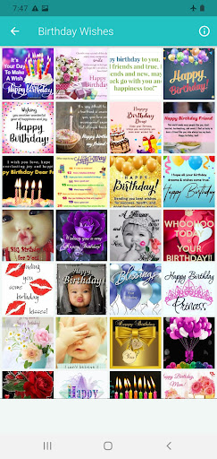 Happy Birthday Wishes Screen 2