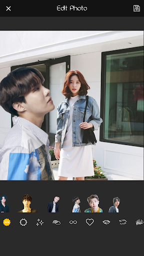 Take pictures with BTS