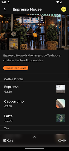 Android application UG Staging screenshort
