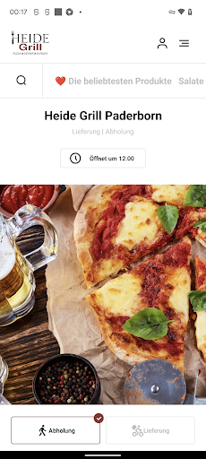 Android application Heide Grill Paderborn screenshort