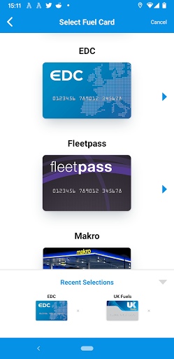 e-route Screen 3