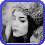 Girl in Thick Hat Theme icon