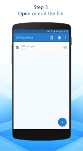 XPS to Word Screenshot