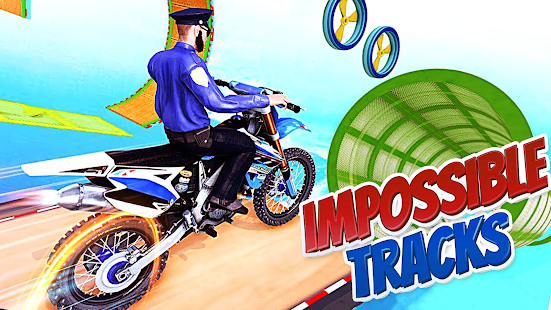 Police Bike Stunt Racing Game screenshots apk mod 1