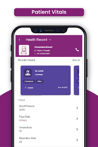 Ezovion:Hospital Management Screen 3