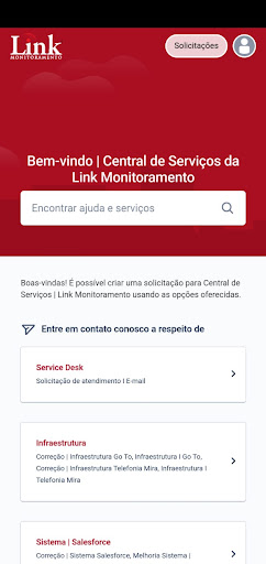 Link Chamados Screen 2