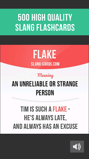 Android application Slang Cards: Learn English Sla screenshort