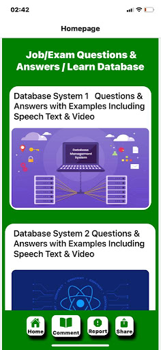 Android application Database1&2UTG screenshort