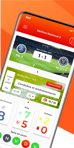 Android application MSFootball Coach screenshort