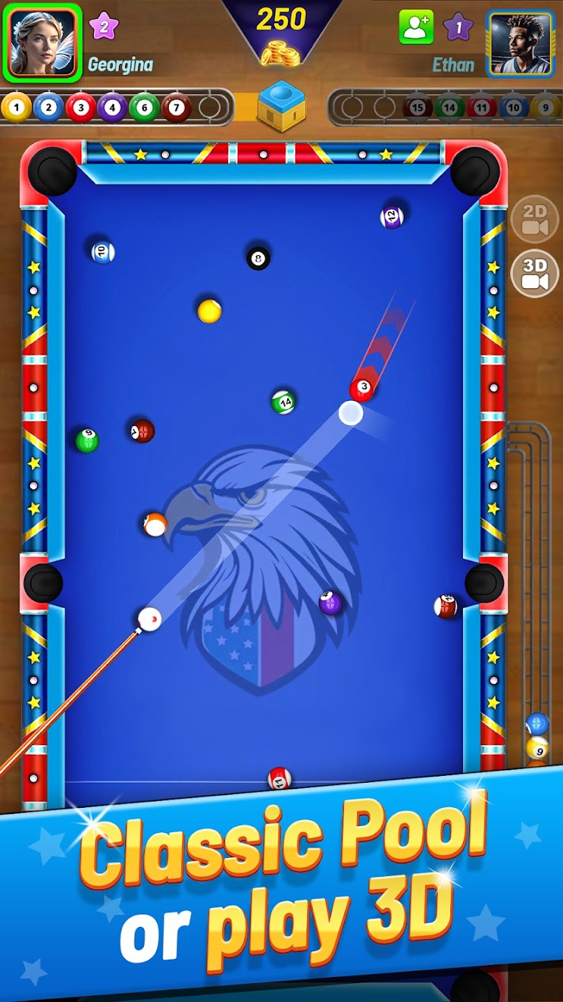 8 Ball Shoot It All - 3D Pool APK (Android Game) (Mod/Unlocked)