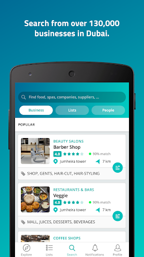 Android application HiDubai: Find Dubai Companies screenshort