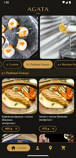 Android application AGATA screenshort