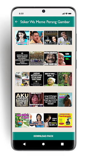 Stiker Wa Meme Perang Gambar Screen 3