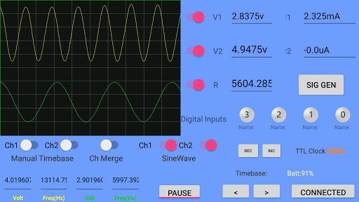 Android application PRAYOGeek (Bluetooth) screenshort