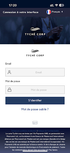 Android application Tyché Corp. screenshort