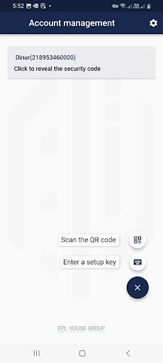 EPL Authenticator Screen 3
