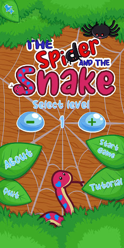 Android application The spider and the snake screenshort